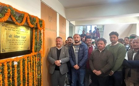 शिक्षा मंत्री ने कोटखाई में 2.32 करोड़ से निर्मित अधिशासी अभियंता कार्यालय भवन का किया उद्घाटन