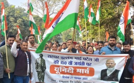 शंभू वाला में रन फॉर यूनिटी का आयोजन,भाजपा कार्यकर्ताओं ने लिया बढ़चढ़ कर हिस्सा 