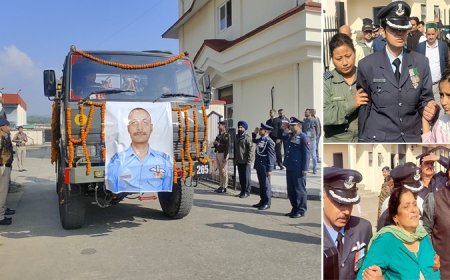 बलिदानी विंग कमांडर नामांश स्याल को सैन्य सम्मान के साथ दी अंतिम विदाई 