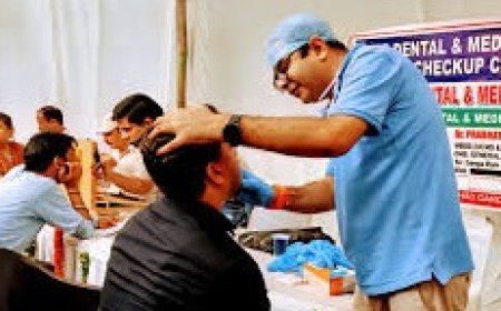 मंडी के त्रिफालघाट में स्वास्थ्य जांच शिविर का आयोजन, लोगों ने निशुल्क स्वास्थ्य जांच का उठाया लाभ 