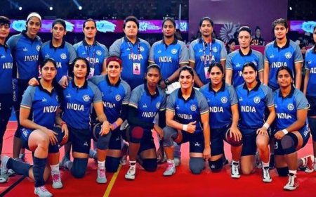 द्वितीय महिला कबड्डी विश्व कप 2025 में भारतीय महिला कबड्डी टीम का शानदार प्रदर्शन