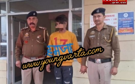 पांवटा पुलिस की बड़ी कार्रवाई, गैंगस्टर हमजा गिरफ्तार,आरोपी से हथियार भी बरामद