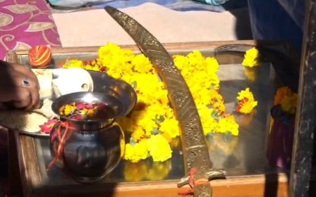 संजौली में हिंदू संघर्ष समिति ने किया शस्त्र पूजन , प्रशासन को दे डाली बड़ी चेतावनी