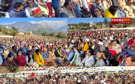 हुंकार : पुलिस ग्राउंड धर्मशाला से सुक्खू सरकार को कर्मचारी-पेंशनर्स की खुली चेतावनी , वादाखिलाफी के लगे आरोप 