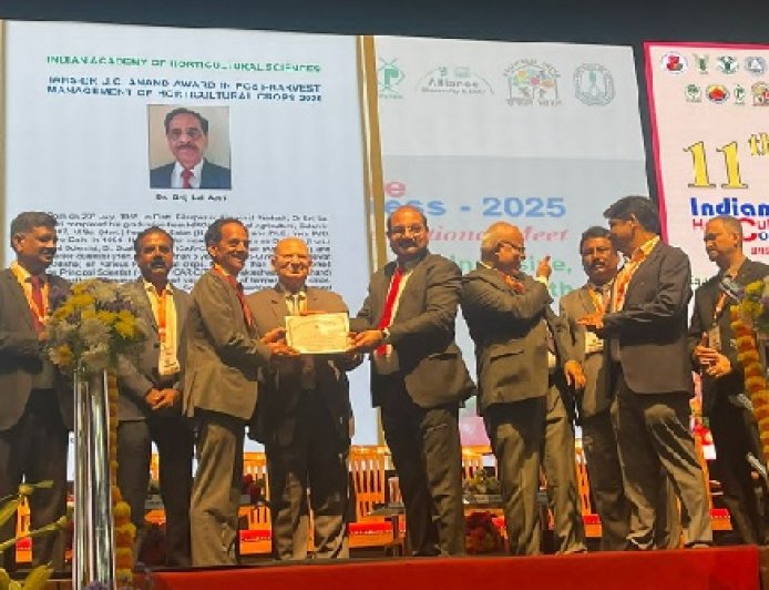 उपलब्धि : डॉ. बीएल अत्री को  पोस्टहार्वेस्टटेक्नोलॉजी में बैंगलोर में मिला गोल्ड मेडल