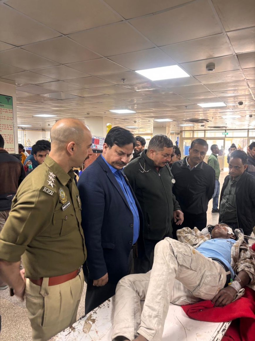 उपायुक्त ने नारकंडा के समीप हुए हादसे में घायलों का जाना कुशलक्षेम , हर संभव सहायता का दिया आश्वासन