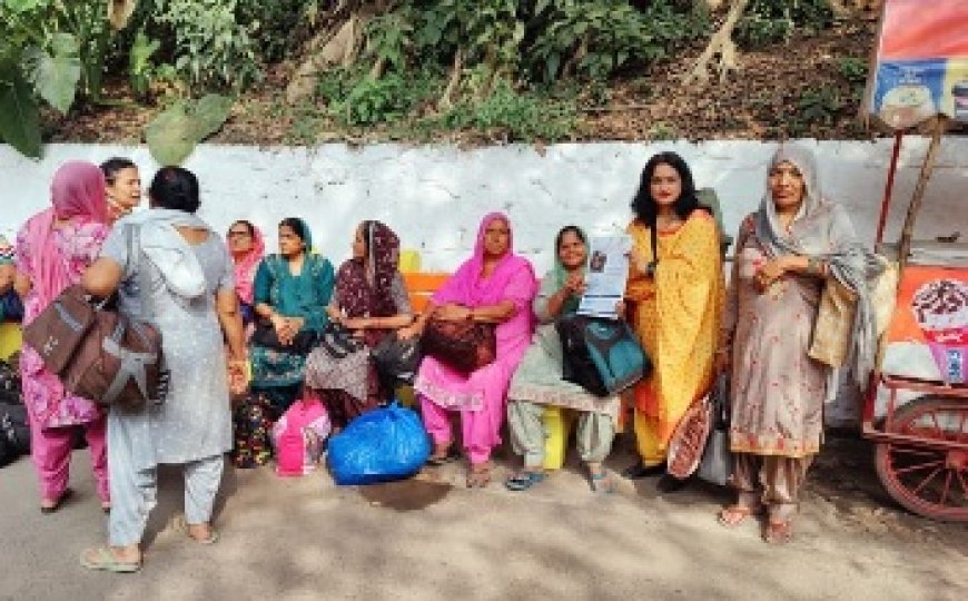 बाल संरक्षण ईकाई सिरमौरने मेले में बाल संरक्षण से संबंधित जानकारियों का प्रचार प्रसार हेतु लगाया स्टाल