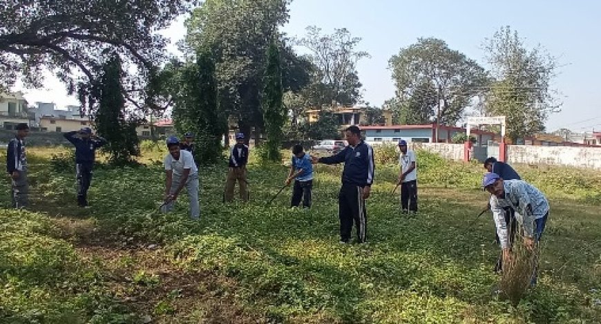 स्वर्ण जयंती राजकीय वरिष्ठ माध्यमिक विद्यालय माजरा में सात दिवसीय एनएसएस शिविर का शुभारंभ