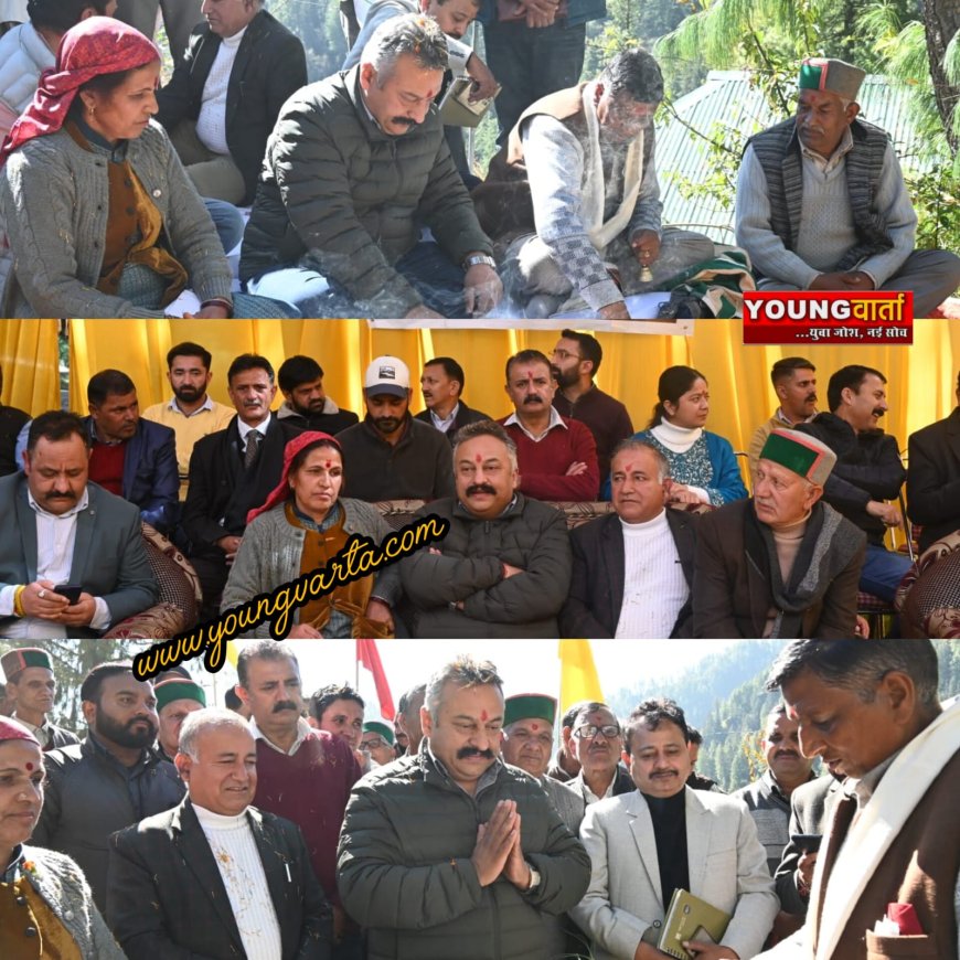 शिक्षा मंत्री ने 7 करोड़ से बनने वाली कड़ीवन उमलाडवार गालून सड़क का किया भूमिपूजन