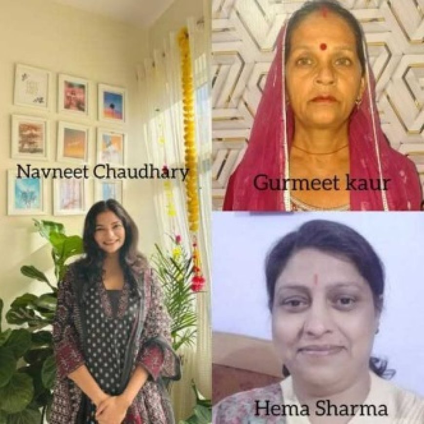 हेमा शर्मा और नवनीत चौधरी महिला मोर्चा पांवटा साहिब के महामंत्री नियुक्त 