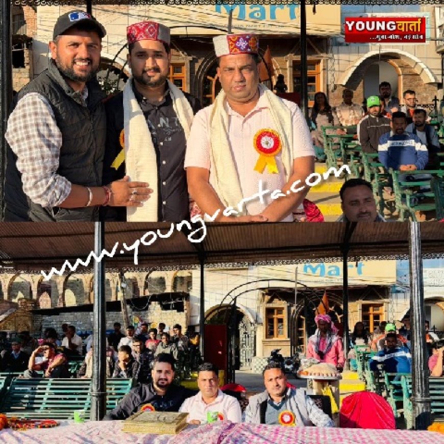 धारटीधार क्रिकेट कप के पांचवें दिन युवराज कंस्ट्र्क्शन कंपनी के मालिक रणधीर सिंह ने बतौर मुख्य अतिथि की शिरकत