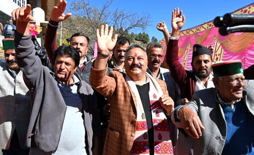 शिक्षा मंत्री ने 1.19 करोड़ से निर्मित धनद्रोंटी केहमली सड़क का किया उद्घाटन