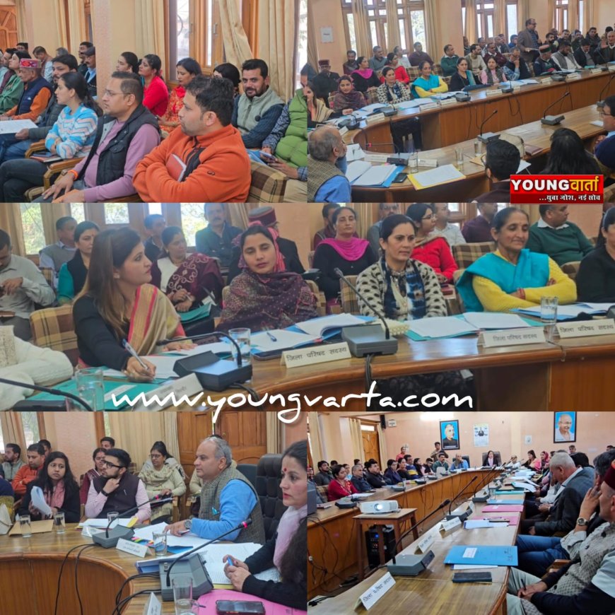 जिला परिषद के तहत चल रही केंद्र और प्रदेश सरकार की योजनाओं की समीक्षा 