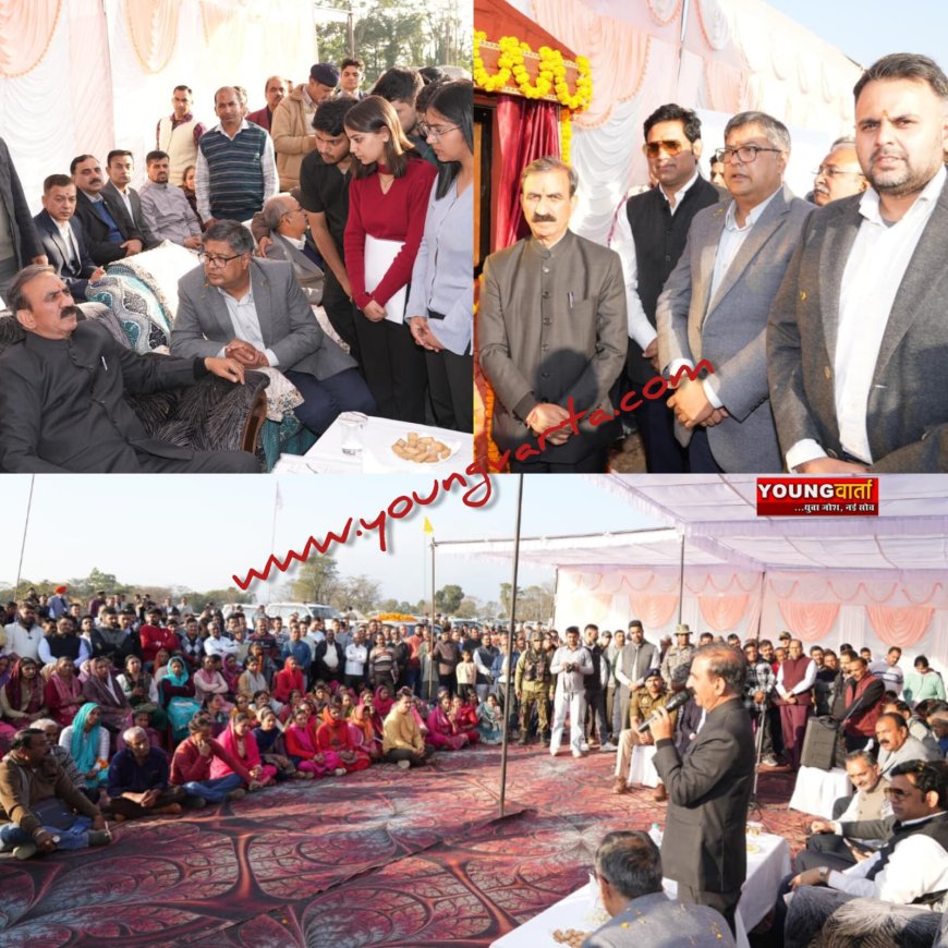 कांगड़ा में पर्यटन को लगेंगे पंख , मुख्यमंत्री ने पालमपुर रखी हेलीपोर्ट की आधारशिला