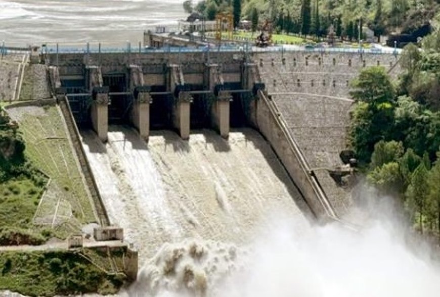 पंडोह–बग्गी टनल बंद होने से पंडोह डैम में बढ़ा जलस्तर ,समय-समय पर खुलेंग डैम के स्पिलवे गेट 