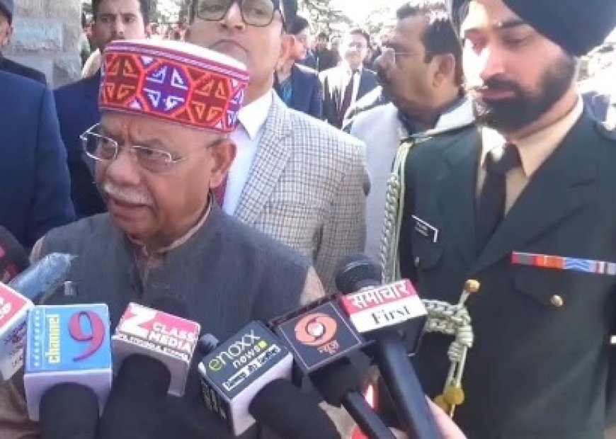 राज्य चुनाव आयुक्त अनिल खाची ने पंचायत चुनाव के स्टेटस को लेकर राज्यपाल को बंद लिफाफे में सौंपी रिपोर्ट  