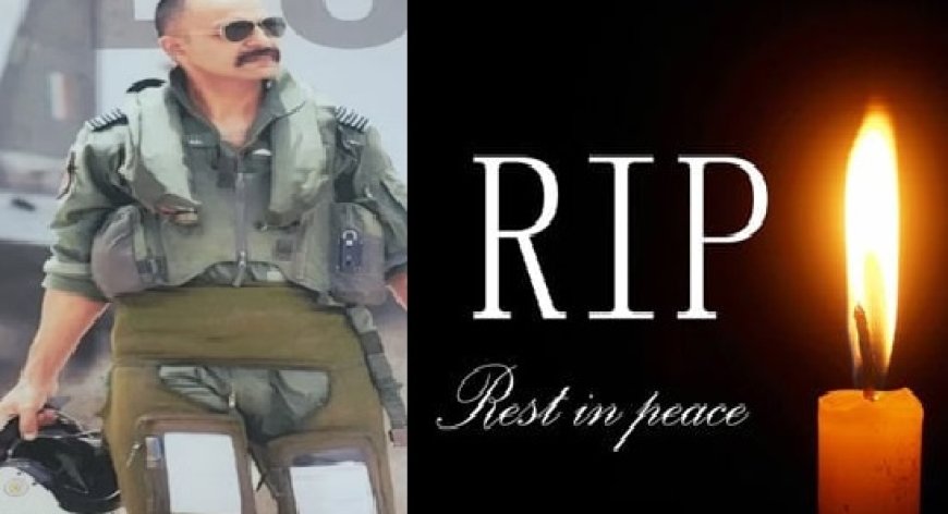 लड़ाकू विमान तेजस दुबई के एयर शो में हवाई करतब दिखाने के दौरान दुर्घटनाग्रस्त,हादसे में पायलट नमन स्याल की मौत  