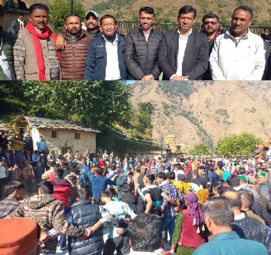 उपमंडल शिलाई के अंतर्गत बुईंग वाल दायचारे भाईचारे का दो दिवसीय मिलन सम्मेलन ग्राम बिंडला में संपन्न