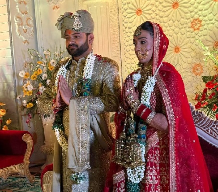 उप मुख्यमंत्री मुकेश अग्निहोत्री की बेटी डॉ आस्था का विवाह आईएएस सचिन शर्मा के साथ हिंदू रीति-रिवाजों के साथ संपन्न