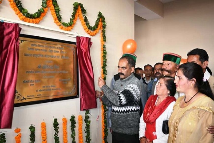 अनिरुद्ध सिंह ने चमियाणा में करोड़ों रुपए के विकास कार्यों का किया शिलान्यास व उद्घाटन