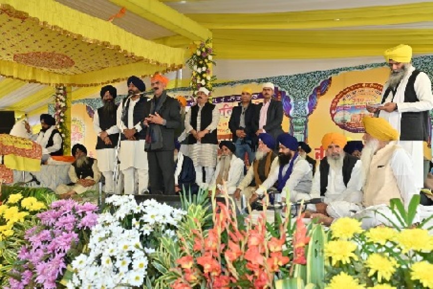 धर्म और मानवता की रक्षा के प्रतीक है गुरु तेग बहादुर : सीएम सुक्खू