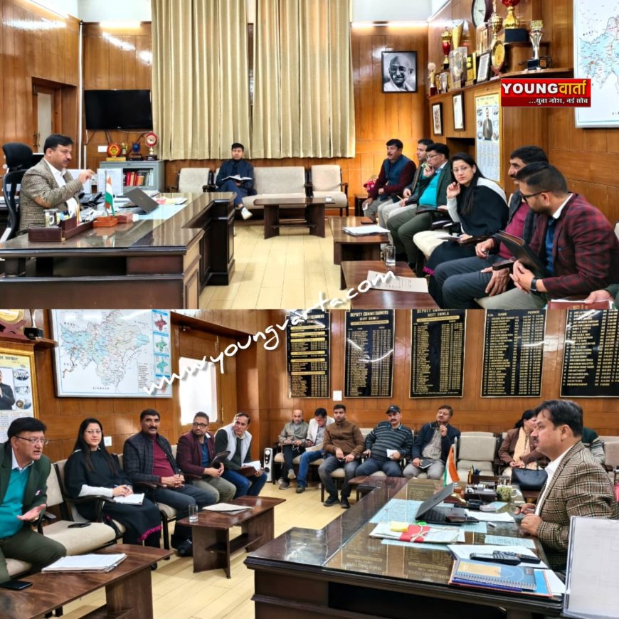 सरकार के तीन साल के कार्यक्रम की तैयारियों को लेकर शिमला में समीक्षा बैठक का आयोजन