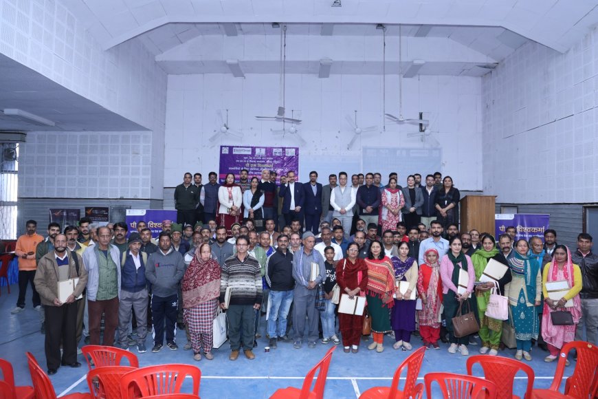 विश्वकर्मा योजना का लाभ उठाएं कारीगर एवं शिल्पकार : अभिषेक गर्ग