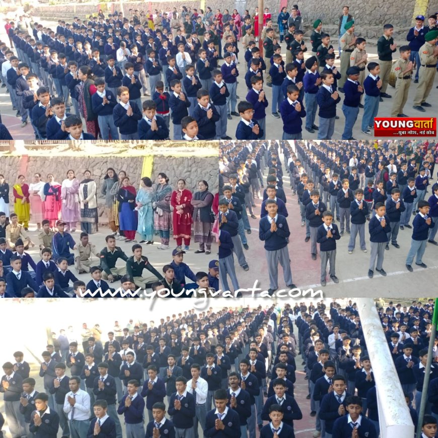 बच्चों को नशे से दूर रखना ही वार्षिक खेलकूद प्रतियोगिता का मकसद , शमशेर स्कूल में आयोजित हुई खेल स्पर्धाएं 