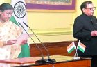 राष्ट्रपति द्रौपदी मुर्मू नदिल्ली में राज कुमार गोयल को मुख्य सूचना आयुक्त के रूप में दिलाई शपथ 