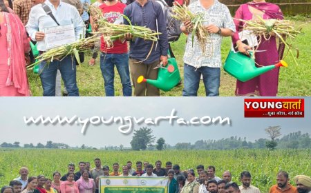 अच्छी फसल के लिए उन्नत कृषि विधियां अपनाएं किसान , कृषि विज्ञान केंद्र धौला कुआं ने किसानों को दी ट्रेनिंग 