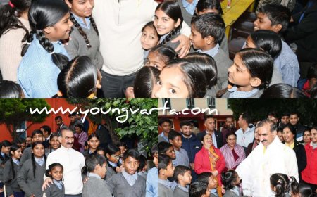 मुख्यमंत्री ने धर्मशाला में टोंग-लेन स्कूल के बच्चों से किया संवाद ,अच्छे नागरिक बनने के लिए किया प्रेरित