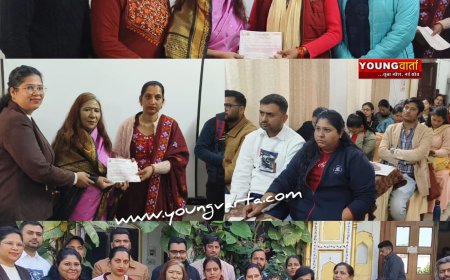 इंदिरा गांधी बालिका सुरक्षा योजना के तहत लाभार्थियों को वितरित की एफडी , कार्यक्रम में पांच पात्र दंपतियों को दी एफडी