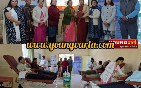 द रोज़ ऑर्किड वर्ल्ड स्कूल पांवटा साहिब में रक्तदान शिविर का आयोजन 