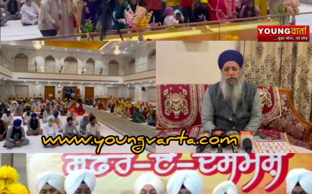 गुरुद्वारा पांवटा साहिब से शुरू हुआ सफरे दशमेश , पंथ प्रसिद्ध बाहरी राज्यों से पहुंचे रागी जत्थों ने कीर्तन कर संगत को किया निहाल