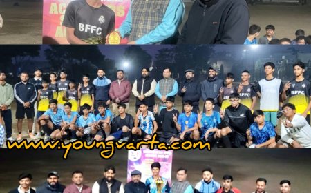 होम पब्लिक स्कूल हरिद्वार की अचीवर्स स्पोर्ट्स मीट में इंटर एकेडमी फुटबॉल टूर्नामेंट का फाइनल