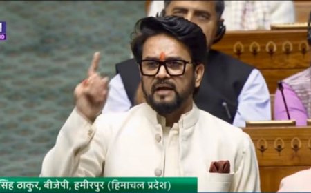 वंदे मातरम् राष्ट्रभक्तों के लिए एनर्जी है , राष्ट्रविरोधियों के लिए एलर्जी : अनुराग सिंह ठाकुर