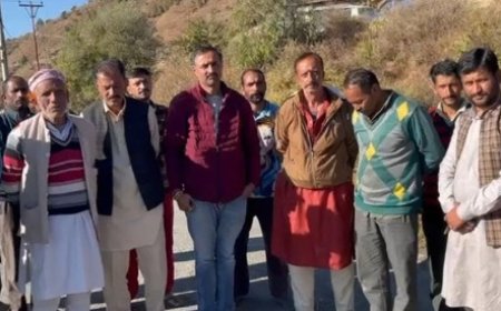 राजगढ़ की धनच मानवा पंचायत के धनेश्वर गांव में एचआरटीसी बस सेवा की बदहाल स्थिति से ग्रामीण परेशान 