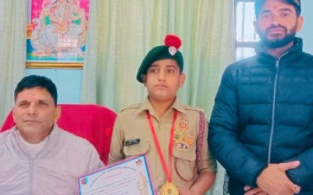 राष्ट्रीय ट्रैकिंग कैंप में सिरमौर के सौरभ चौहान बेहतरीन प्रदर्शन करते हुए जीता बेस्ट ट्रैकर अवार्ड