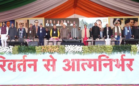 हिमाचल के विकास और परिवर्तन की मंडी में गूंज : विकास का जनोत्सव, दिखा ऐतिहासिक नजारा