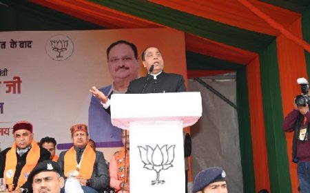 नरेंद्र मोदी और पार्टी नड्डा के हाथों मजबूत हुआ देश : जयराम ठाकुर