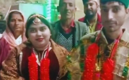 चंबा निवासी मोनू सूर्यवंशी उर्फ खेमराज ने बांग्लादेश के ढाका निवासी युवती से शादी हिंदू रीति-रिवाजों संग रचाई शादी  