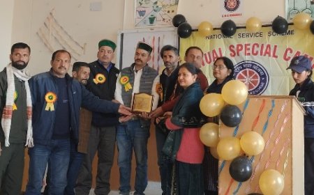 राजकीय महाविद्यालय भरली में राष्ट्रीय सेवा योजना के सप्त दिवसीय शिविर का रंगारंग आगाज