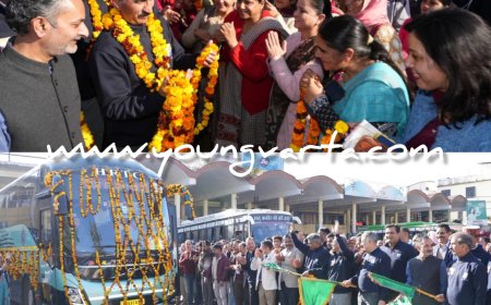 नादौन-हमीरपुर-घुमारवीं से दिल्ली को मिली वॉल्वो बस सेवा , मुख्यमंत्री ने किया  शुभारंभ  