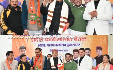 युवाओं की भूमिका संगठन की रीढ़ , वन बूथ टेन यूथ अभियान से हर बूथ पर बढ़त का लक्ष्य : जयराम ठाकुर