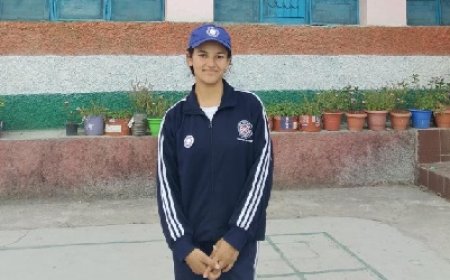 राजकीय वरिष्ठ माध्यमिक विद्यालय कोरग की छात्रा अंजली राणा का राज्य स्तरीय  गणतंत्र दिवस परेड के लिए चयन   