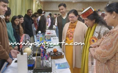 जीओ विज़न : राजकीय महाविद्यालय सोलन में भूगोल प्रदर्शनी के जरिए दिखी सुरक्षित भविष्य की झलक