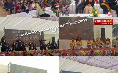 स्नेह पब्लिक स्कूल कालाअंब में वार्षिक समारोह का भव्य आयोजन..