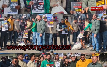 मनरेगा योजना में बदलाव के विरोध में सड़कों पर उत्तरी युवा कांग्रेस बोले , महात्मा गांधी का नाम खत्म करना चाहती है भाजपा