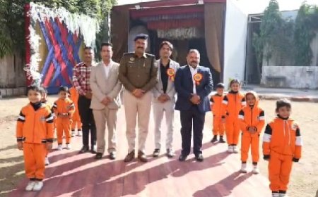 किंडर वर्ल्ड मॉन्टेसरी स्कूल हाउसिंग बोर्ड कॉलोनी फेस 3 बद्दी स्कूल का वार्षिकोत्सव धूमधाम से आयोजित 