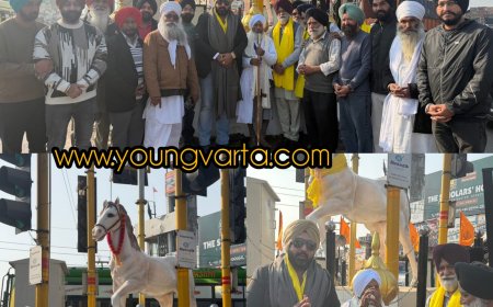 अब बद्रीपुर कहलाएगा गुरु गोविन्द सिंह जी चौंक , शहीदी दिवस के उपलक्ष में स्थापित किया घोड़े का स्टेचू